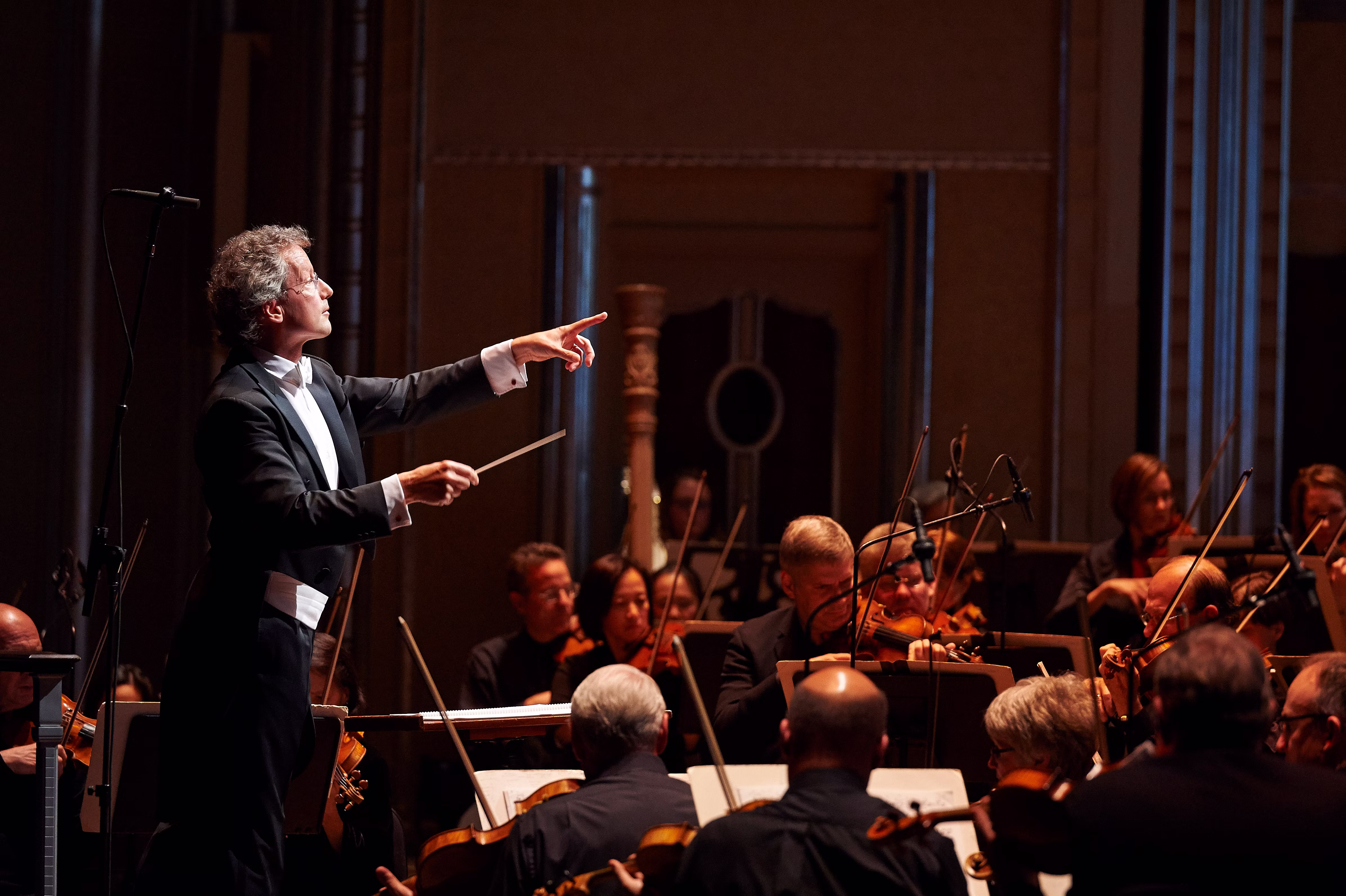 Franz conducting The Cleveland Orchestra
