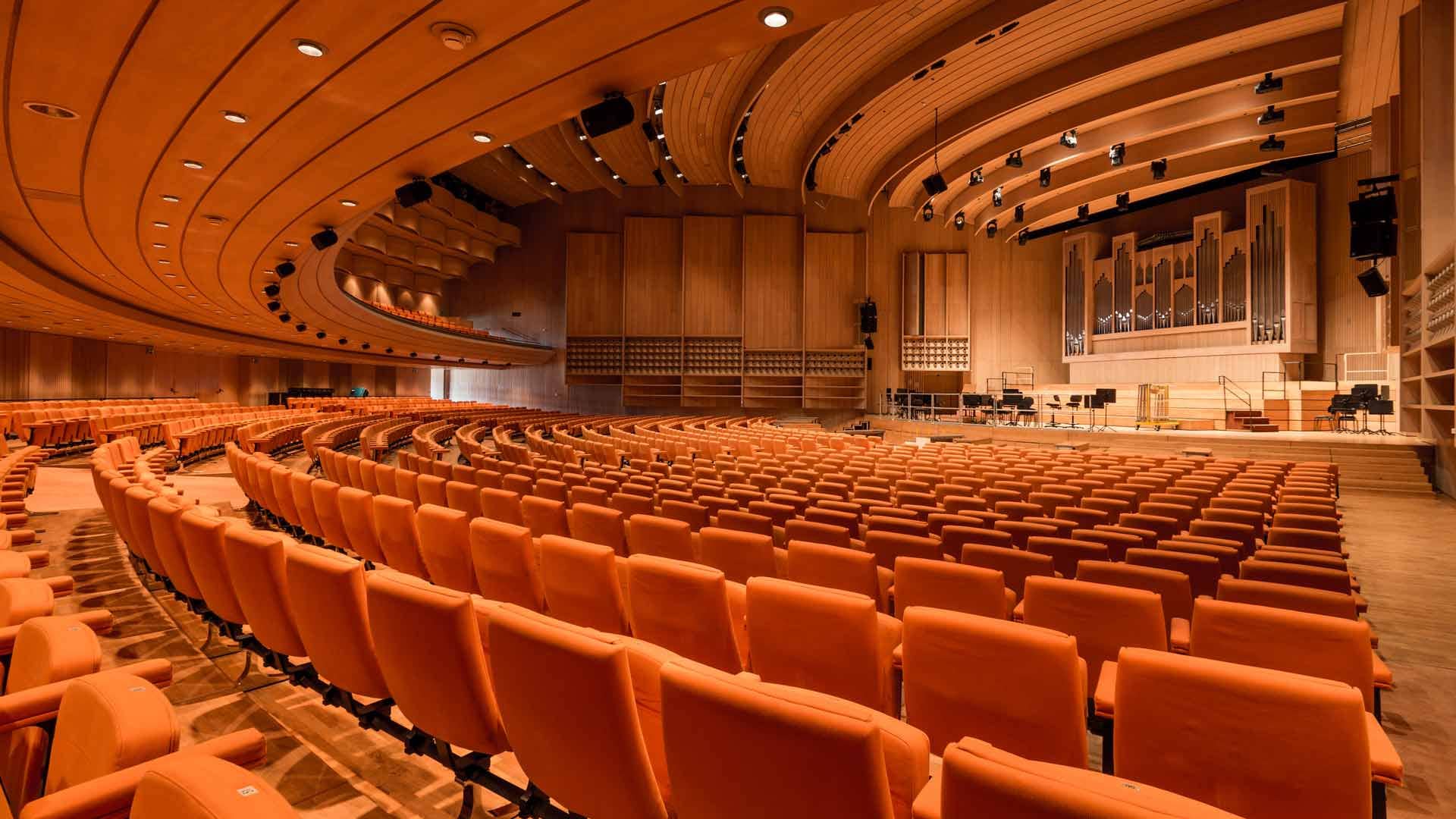 interior Brucknerhaus, Linz, Austria