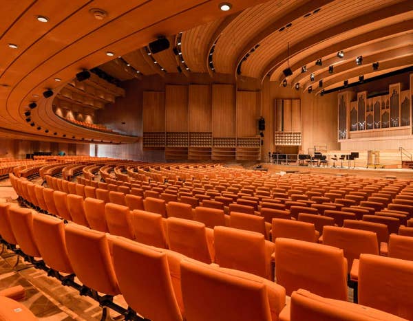 interior Brucknerhaus, Linz, Austria