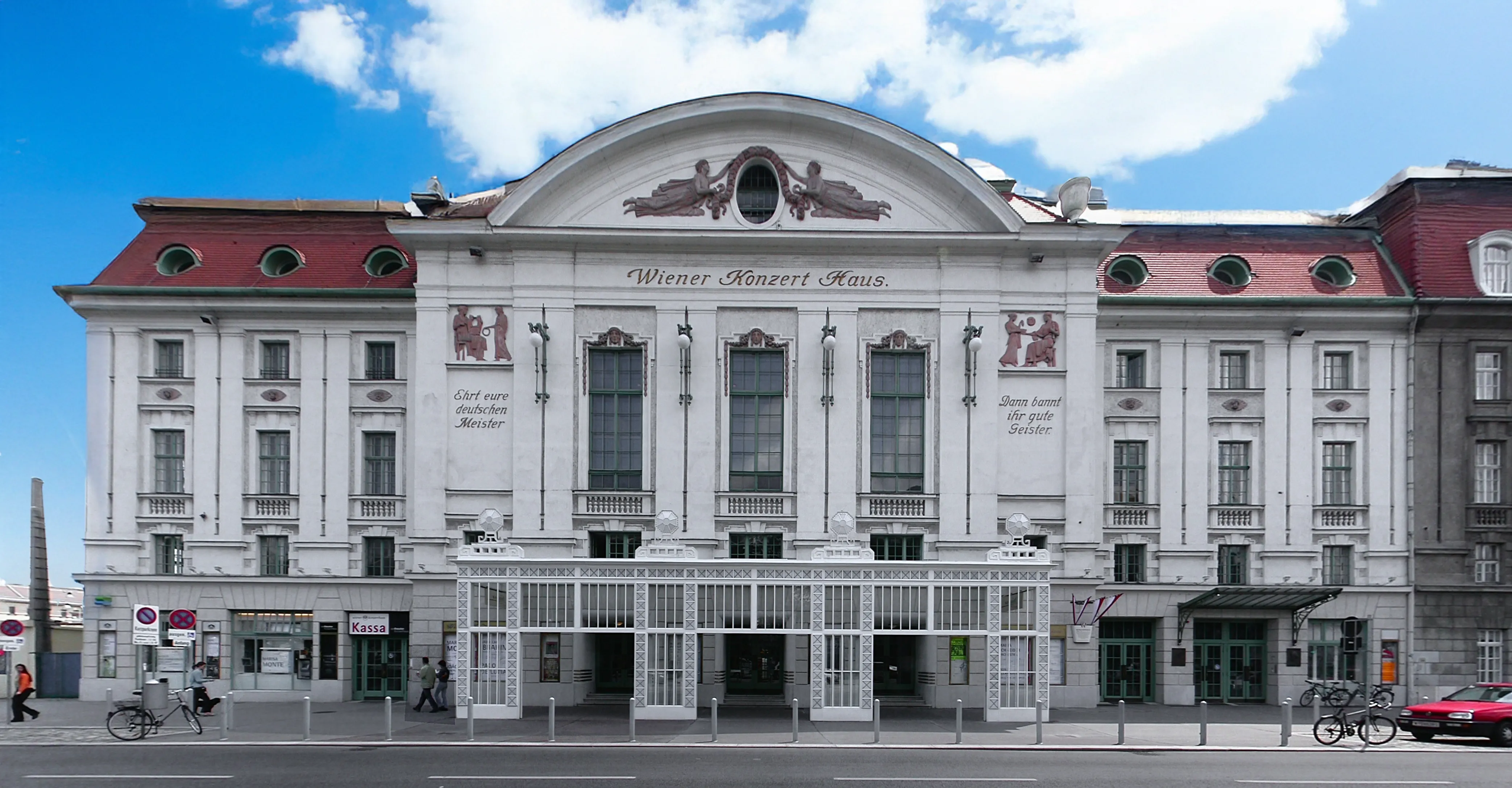 exterior of Konzerthaus, Vienna, Austria