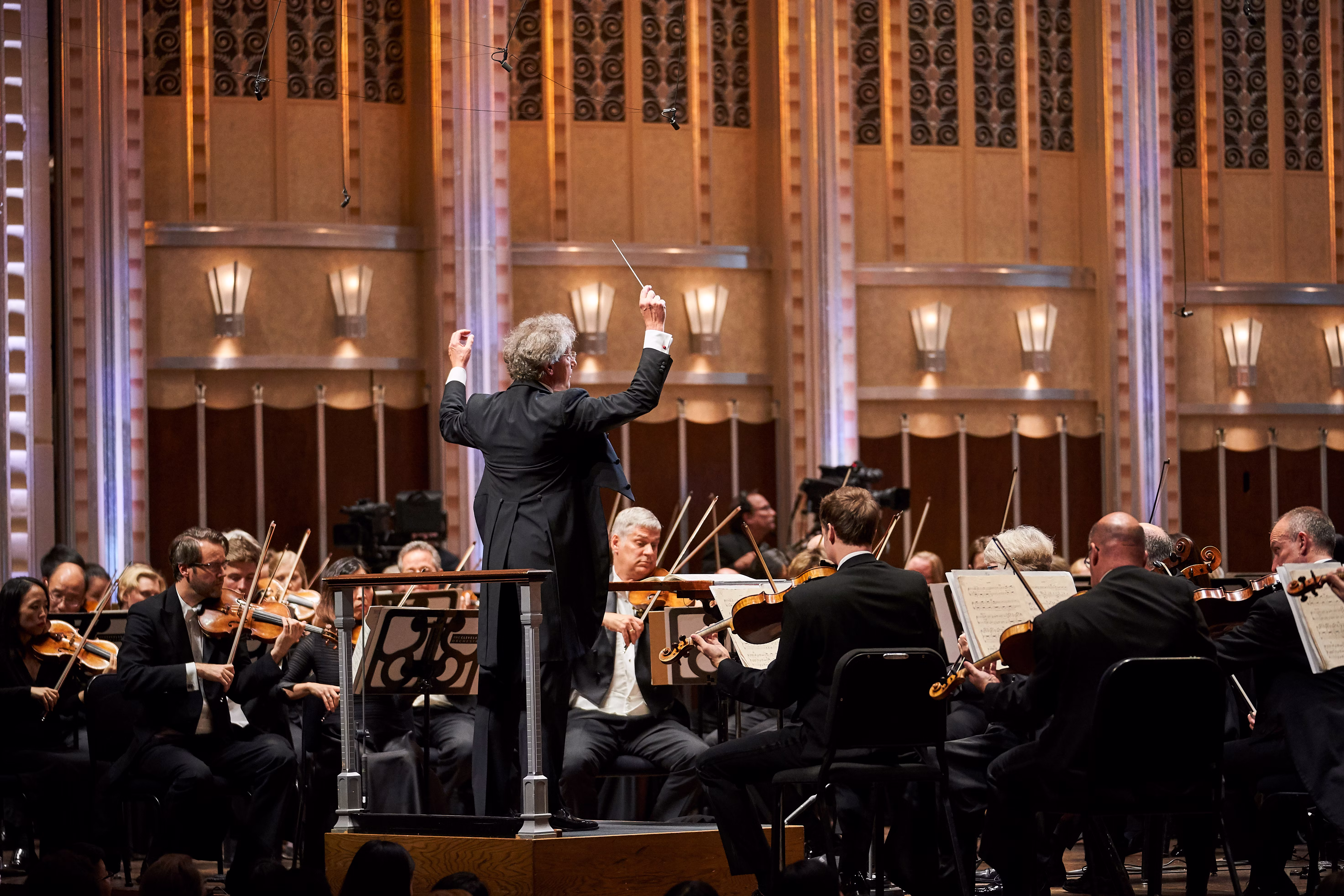 Franz conducting The Cleveland Orchestra
