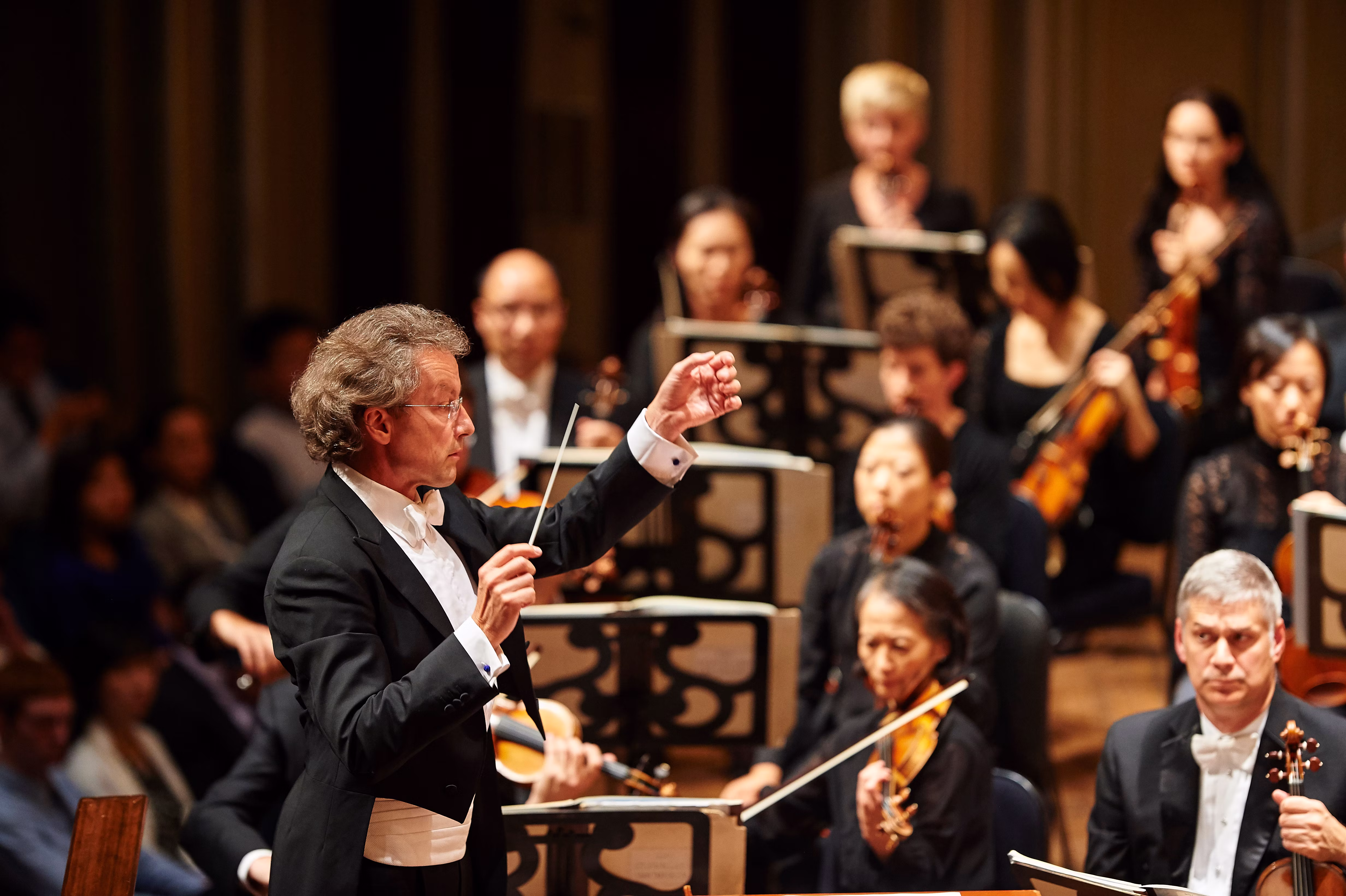 Franz conducting The Cleveland Orchestra
