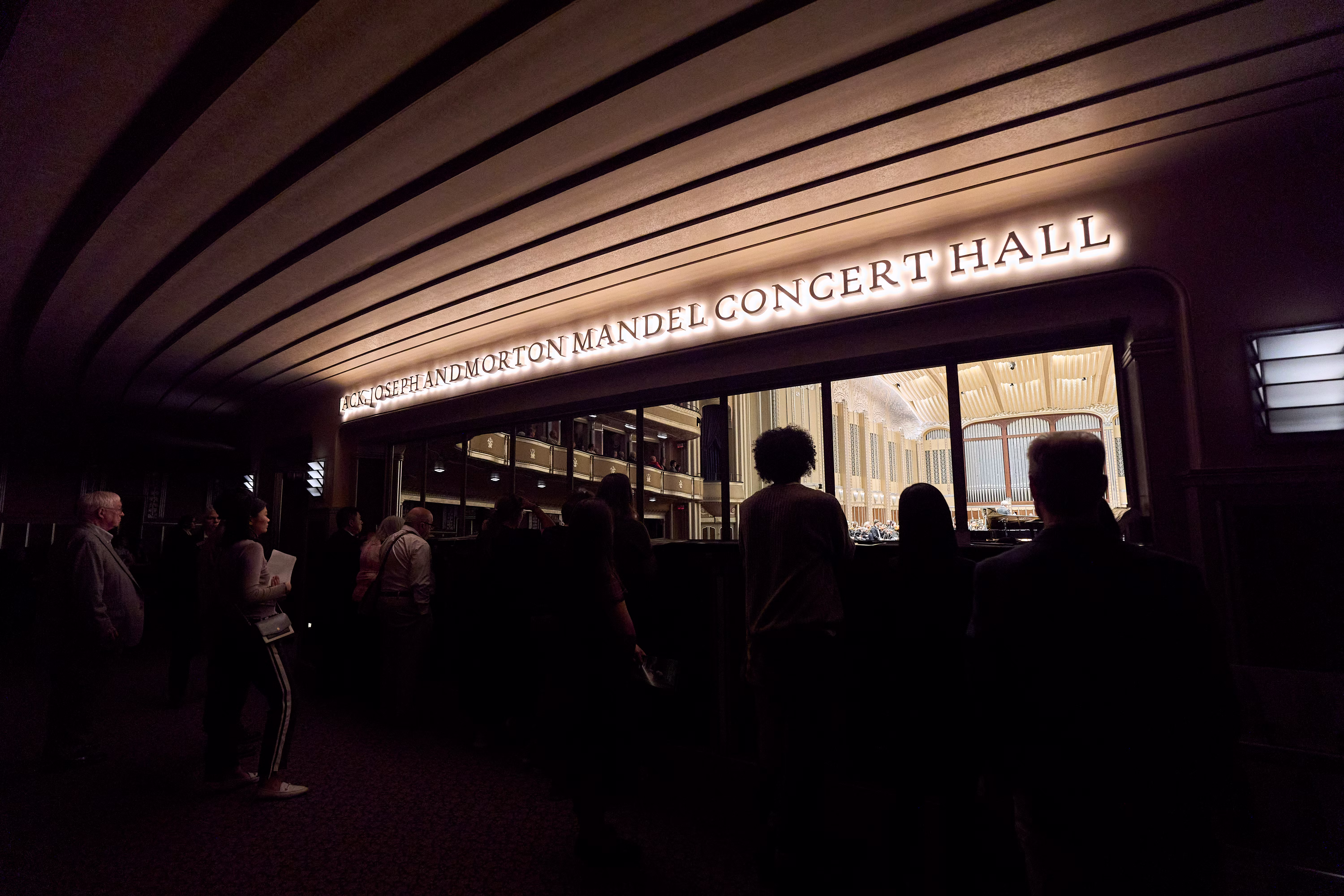 Franz conducting The Cleveland Orchestra at the Lincoln Center Festival