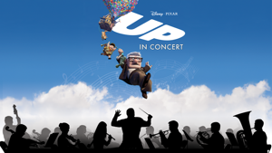Disney and Pixar's UP in concert with logo