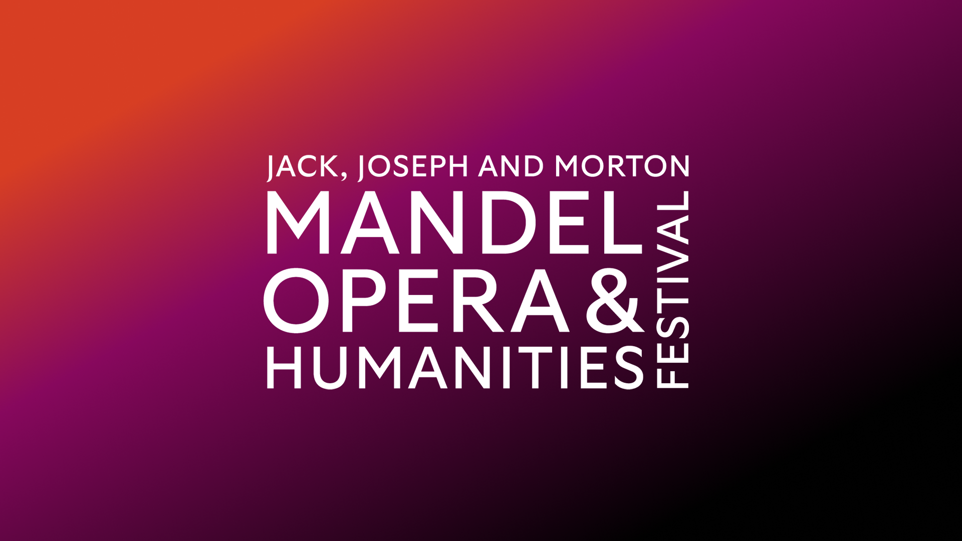 The Jack, Joseph, and Morten Mandel Opera & Humanities Festival logo