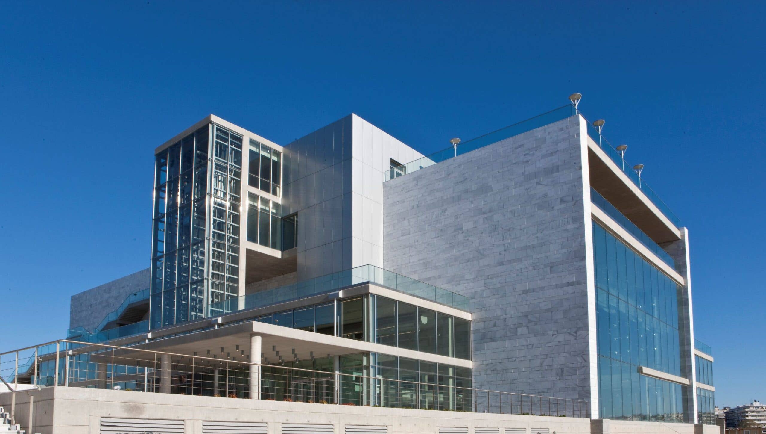 exterior of Thessaloniki Concert Hall, Greece