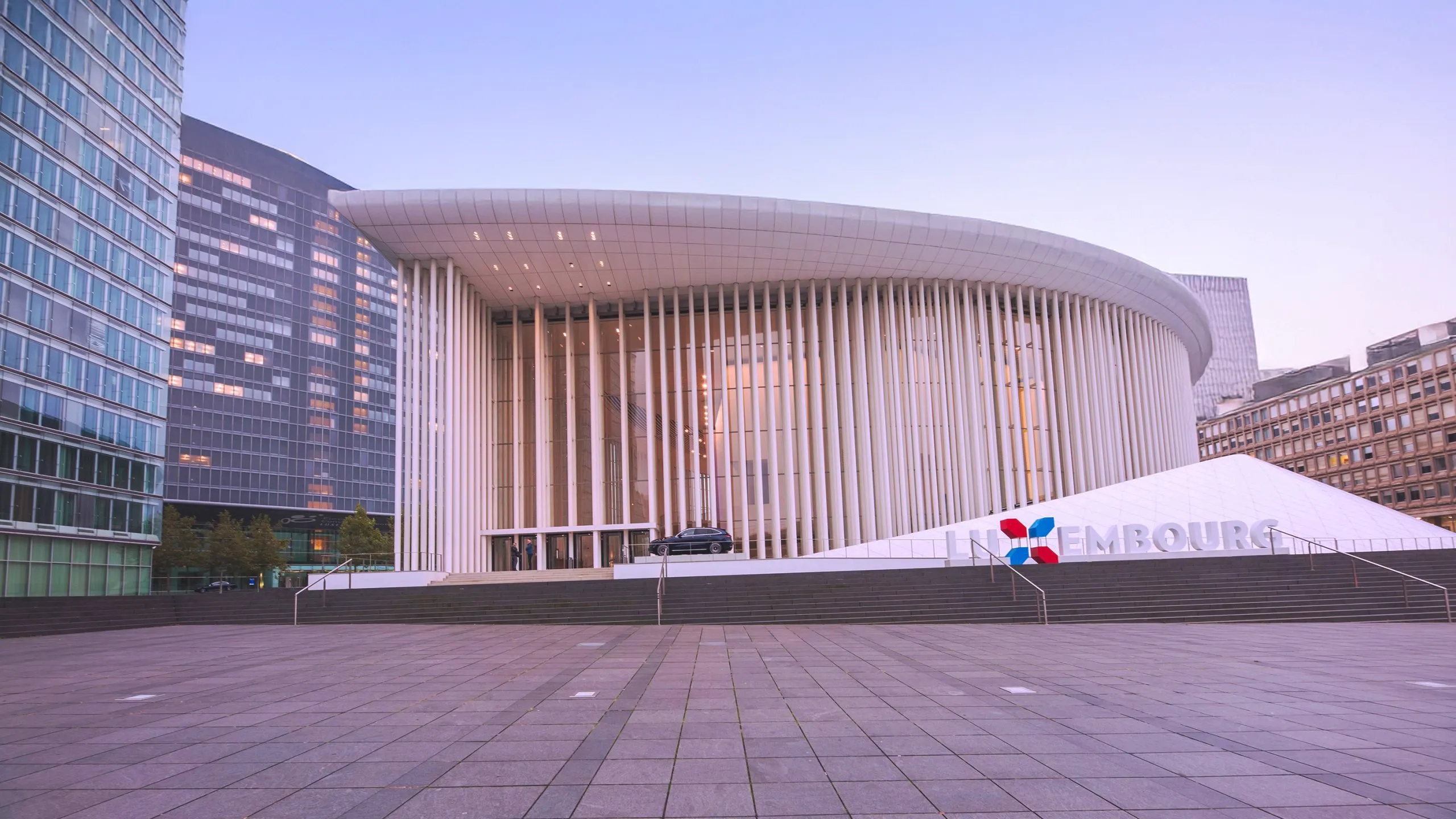 exterior of Philharmonie, Luxembourg City