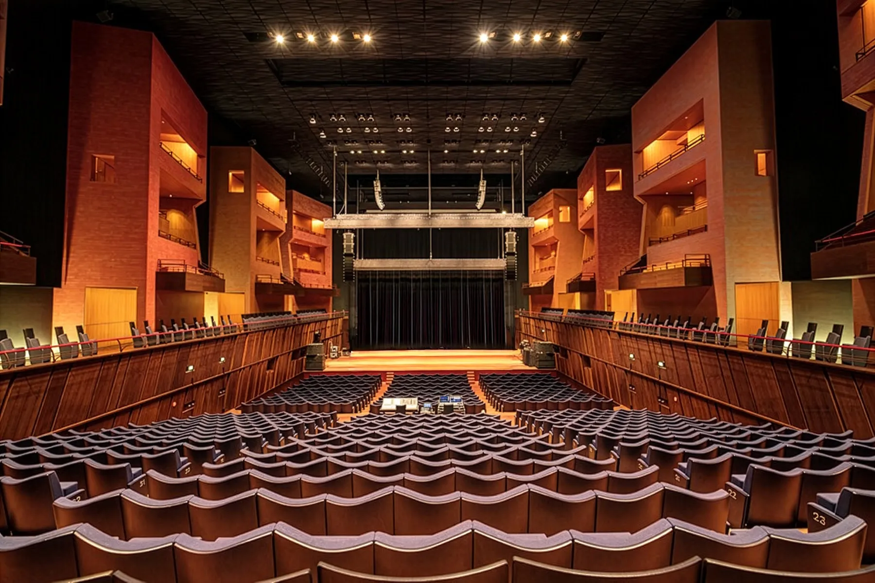 interior of Philharmonie Luxembourg