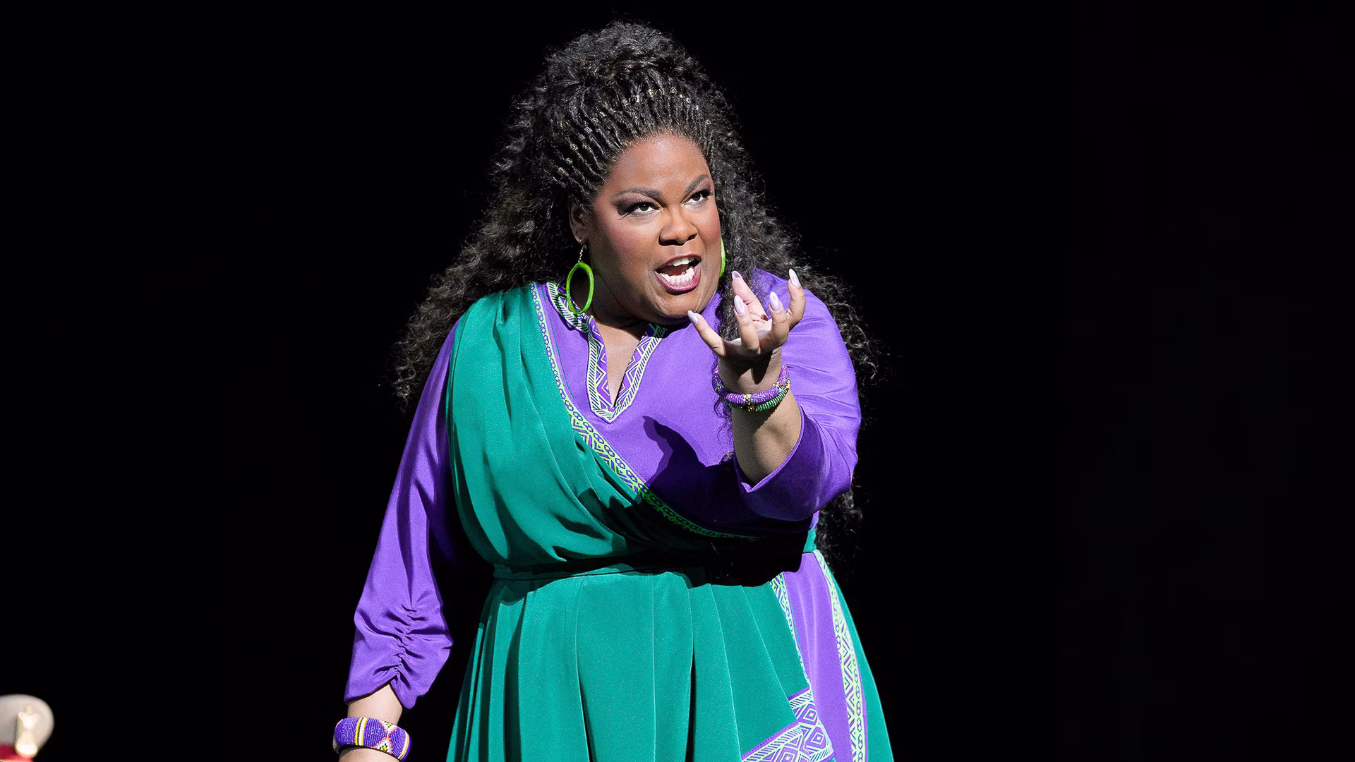 Latonia Moore performing on stage 