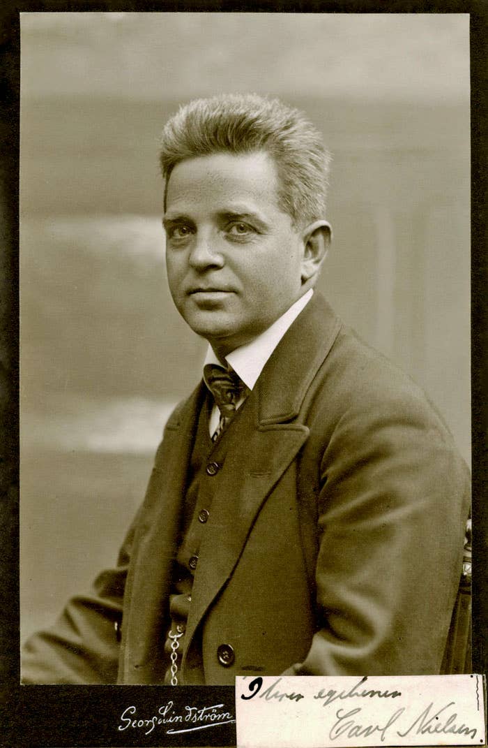 Carl Nielsen portrait from 1908