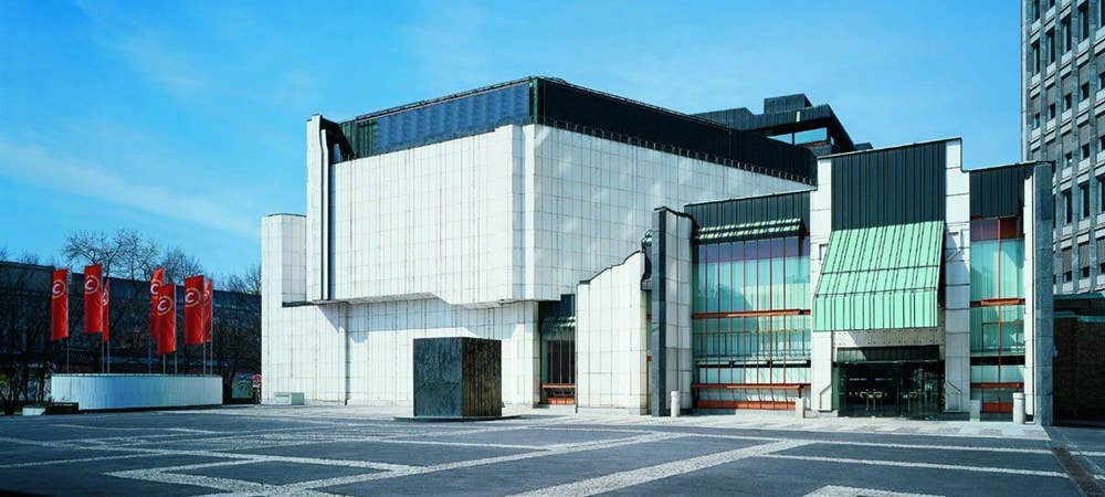 exterior of Cankarjev dom, Ljubljana, Slovenia