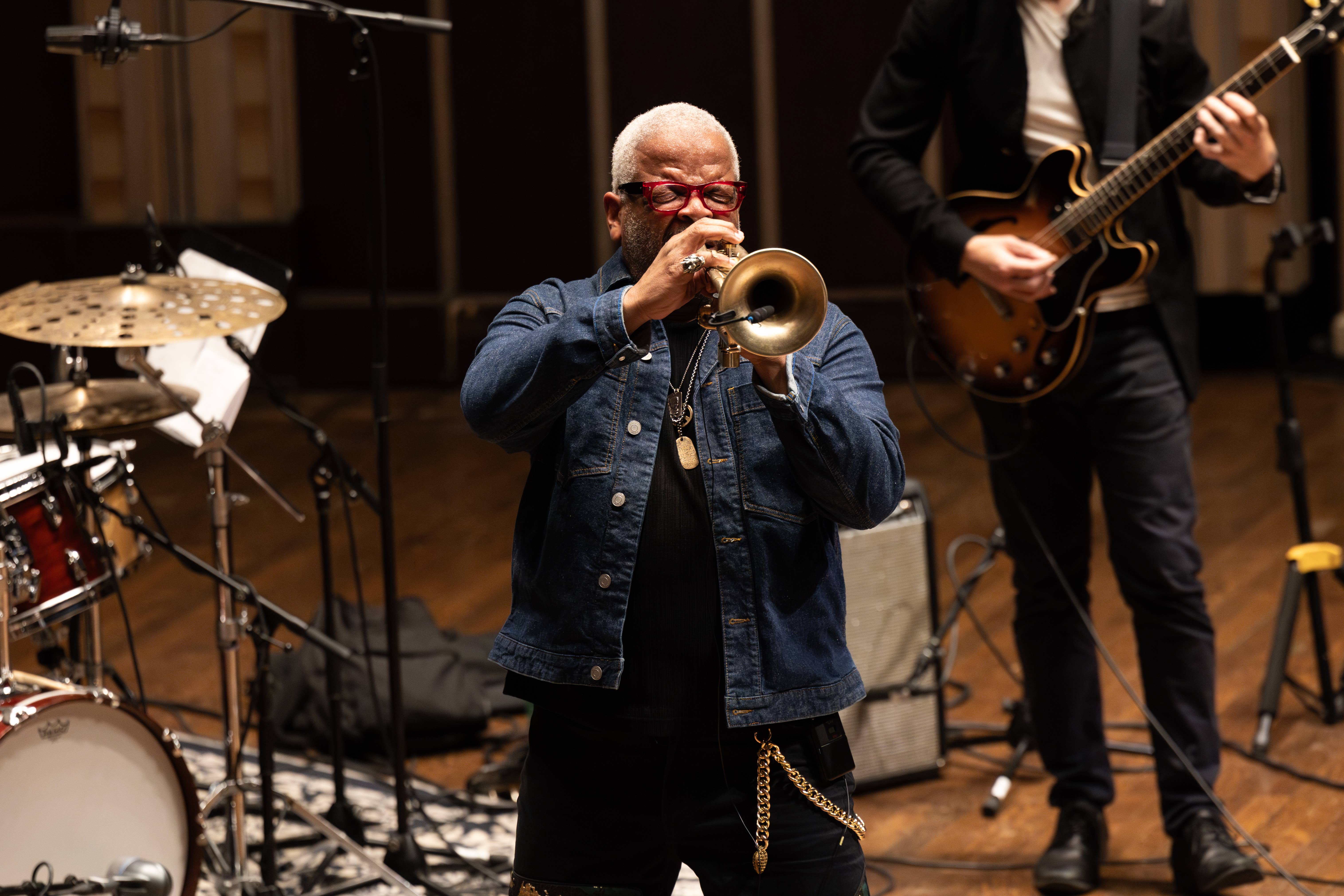 Terence Blanchard plays the trumpet