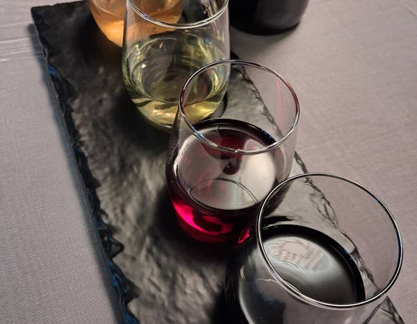 Wine flight on board