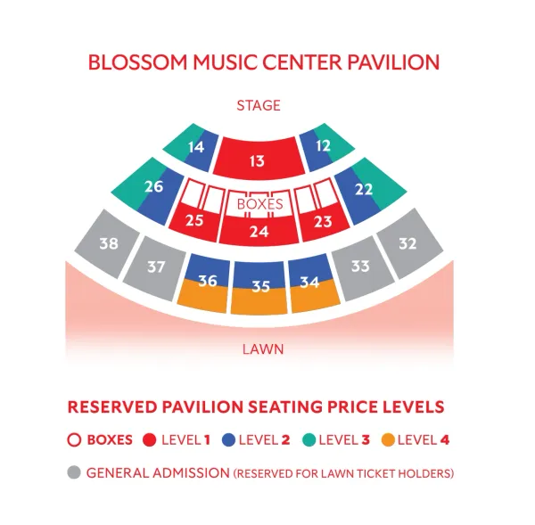 Blossom Pavilion map 2026