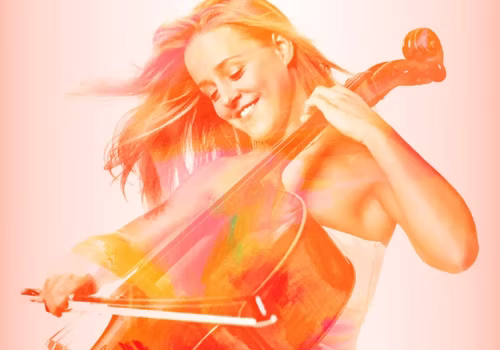 Sol Gabetta playing a cello