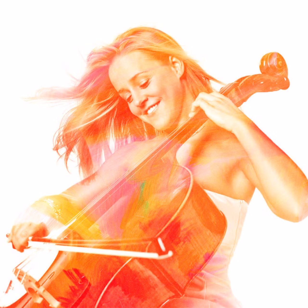 Sol Gabetta playing a  cello