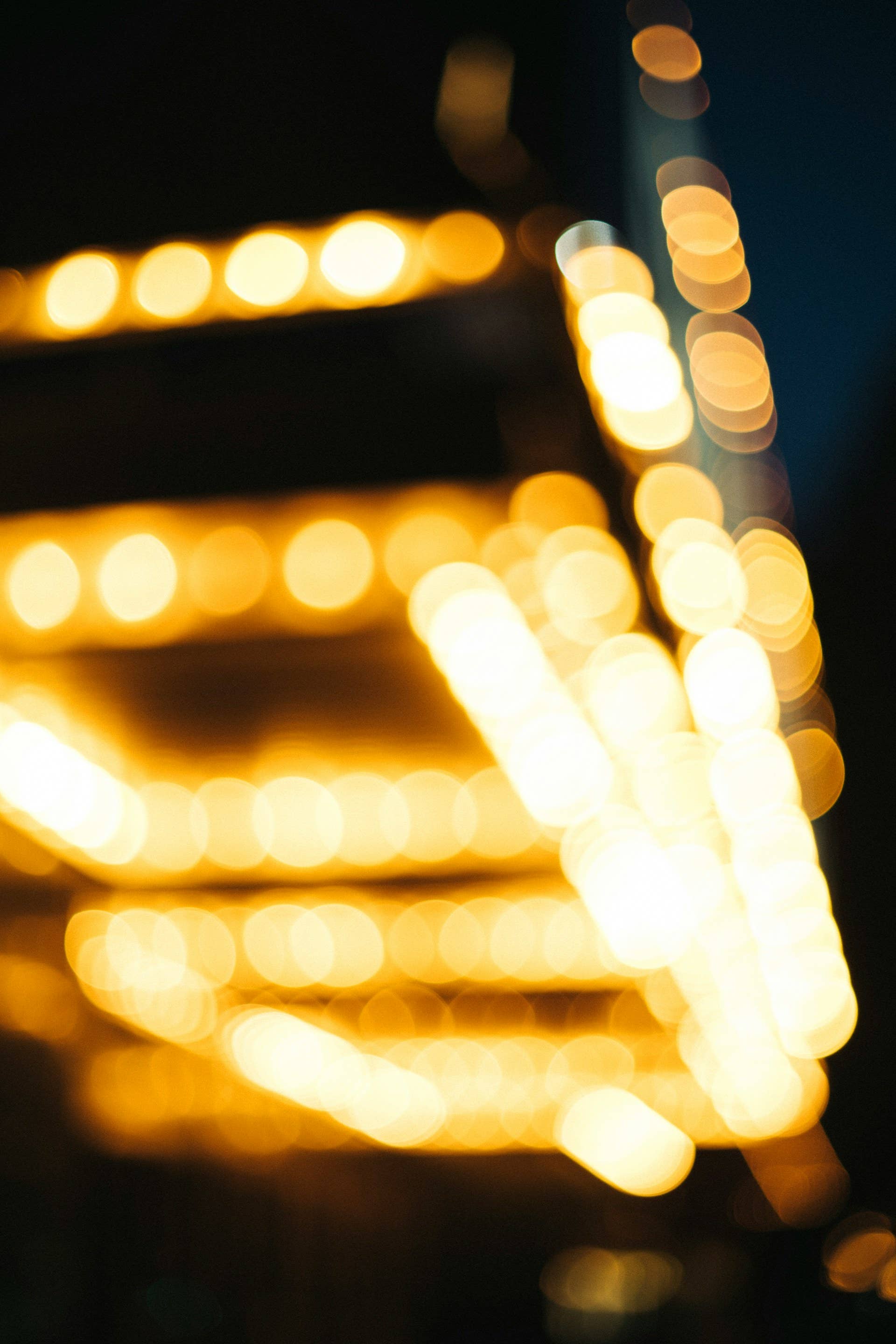 bokeh lights theater