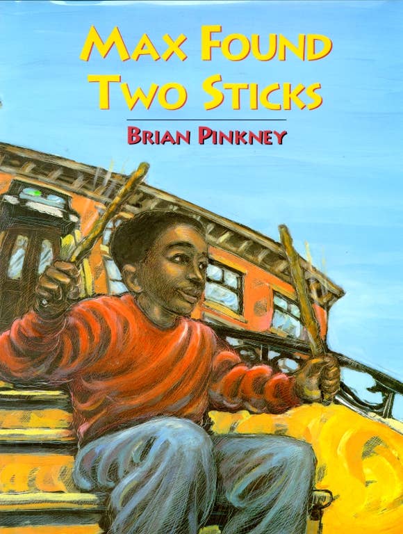 Max Found Two Sticks By Brian Pinkney book cover
