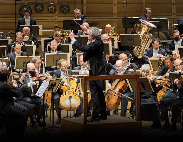 Orchestra performing at Arsht Center