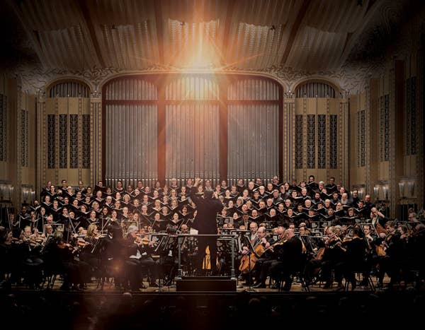 Orchestra performing