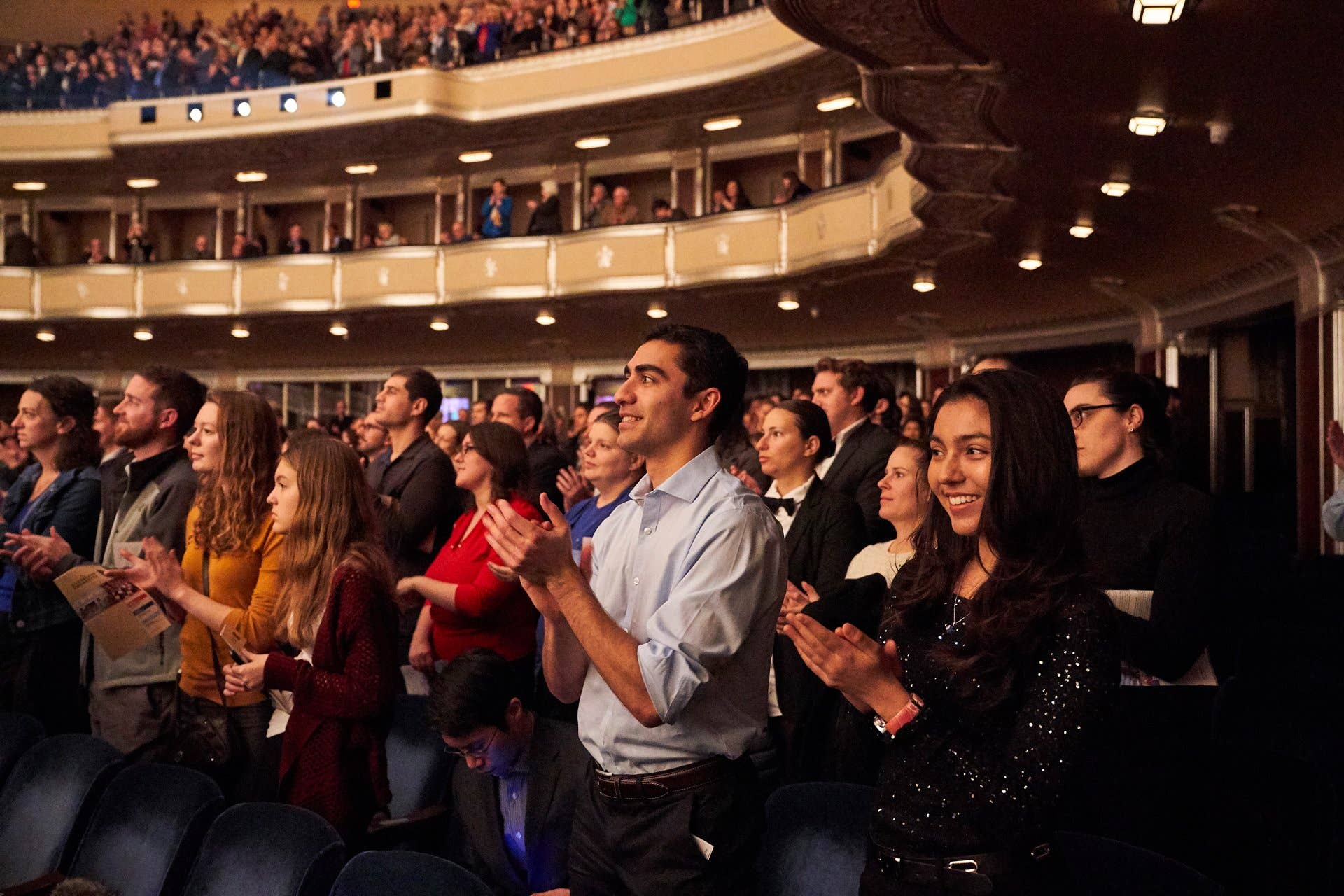 Audiences at Mandel Concert Hall