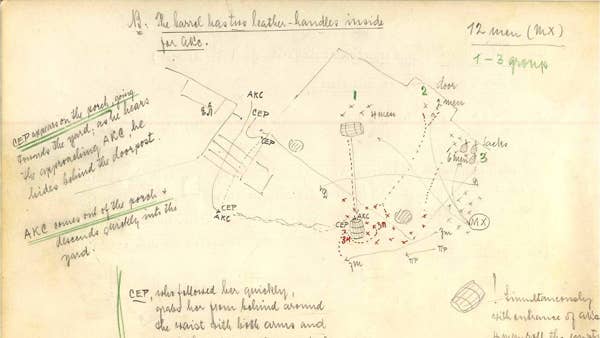 Excerpt from Rodziński’s <em>Lady Macbeth</em> sketches, 1934.