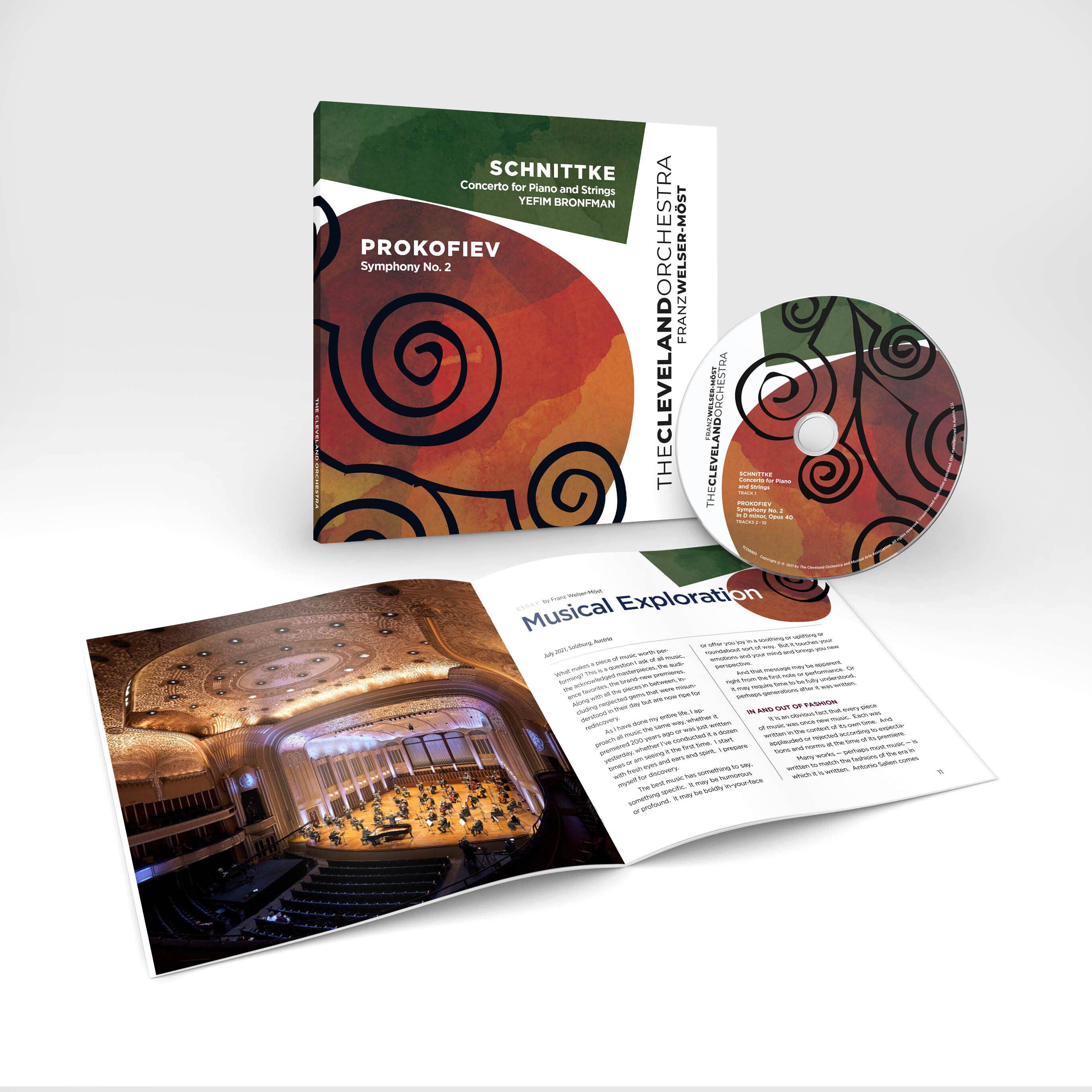 Schnittke and Prokofiev recording package