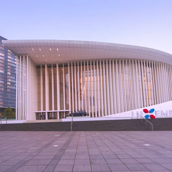 exterior of Philharmonie, Luxembourg City