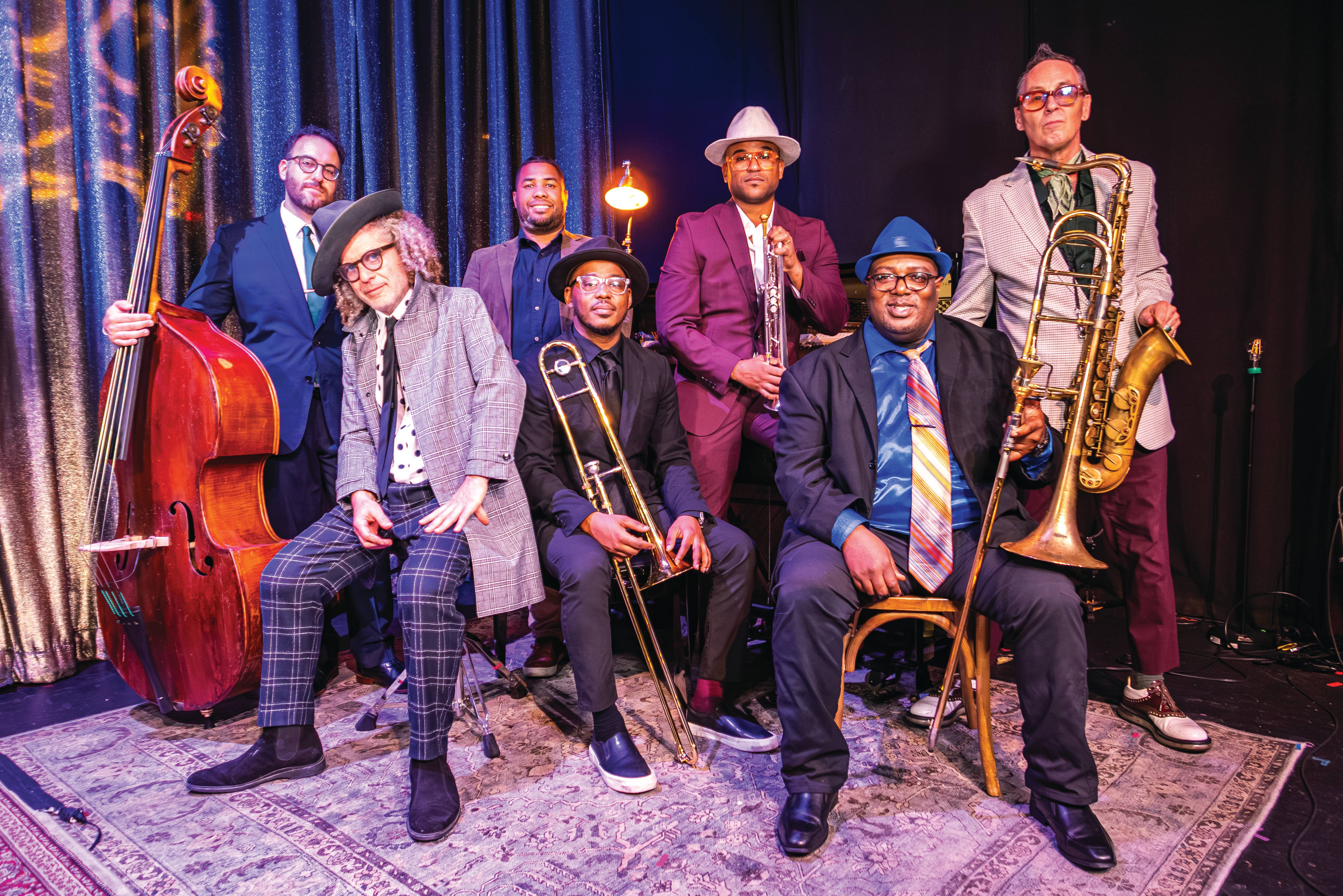 Preservation Hall Jazz Band featured with instruments, Creole Christmas