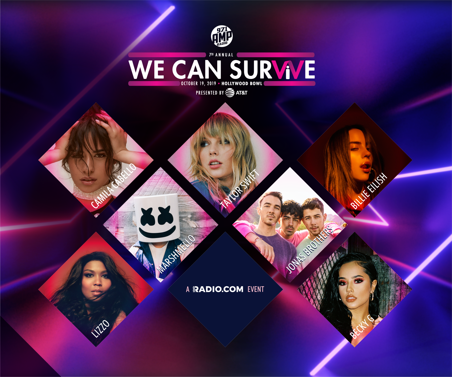 Thumbnail for 97.1 AMP Radio's 7th annual We Can Survive concert - presented by AT&T