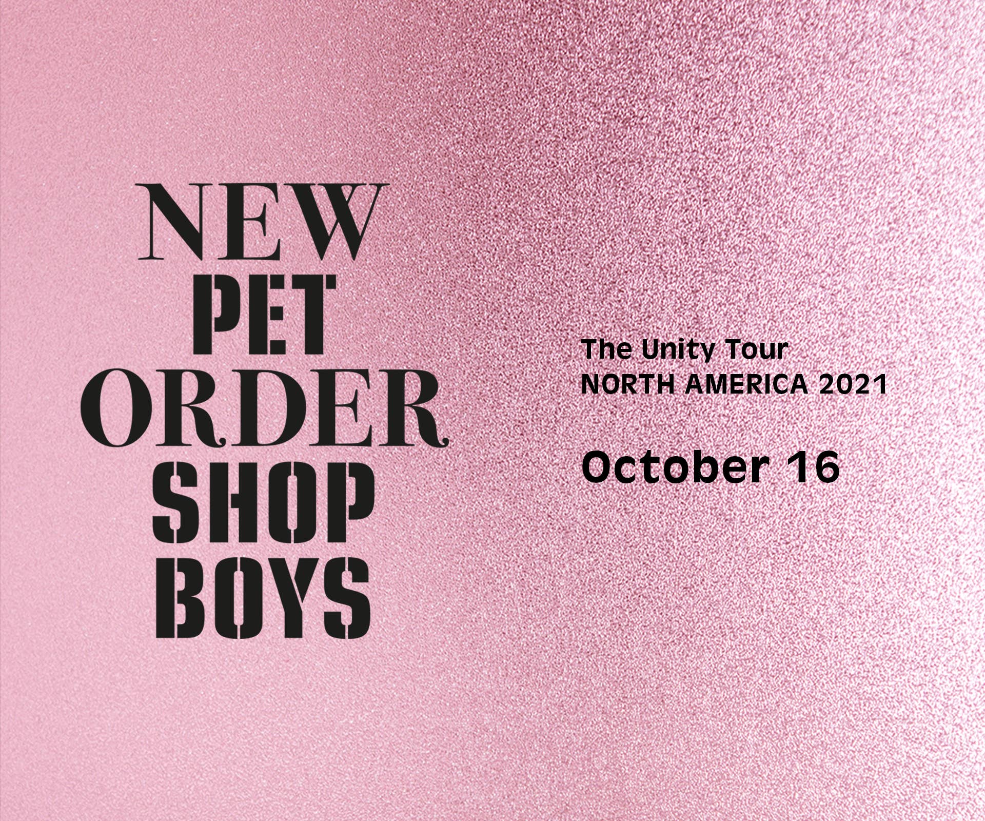 Thumbnail for (Rescheduled) Pet Shop Boys & New Order