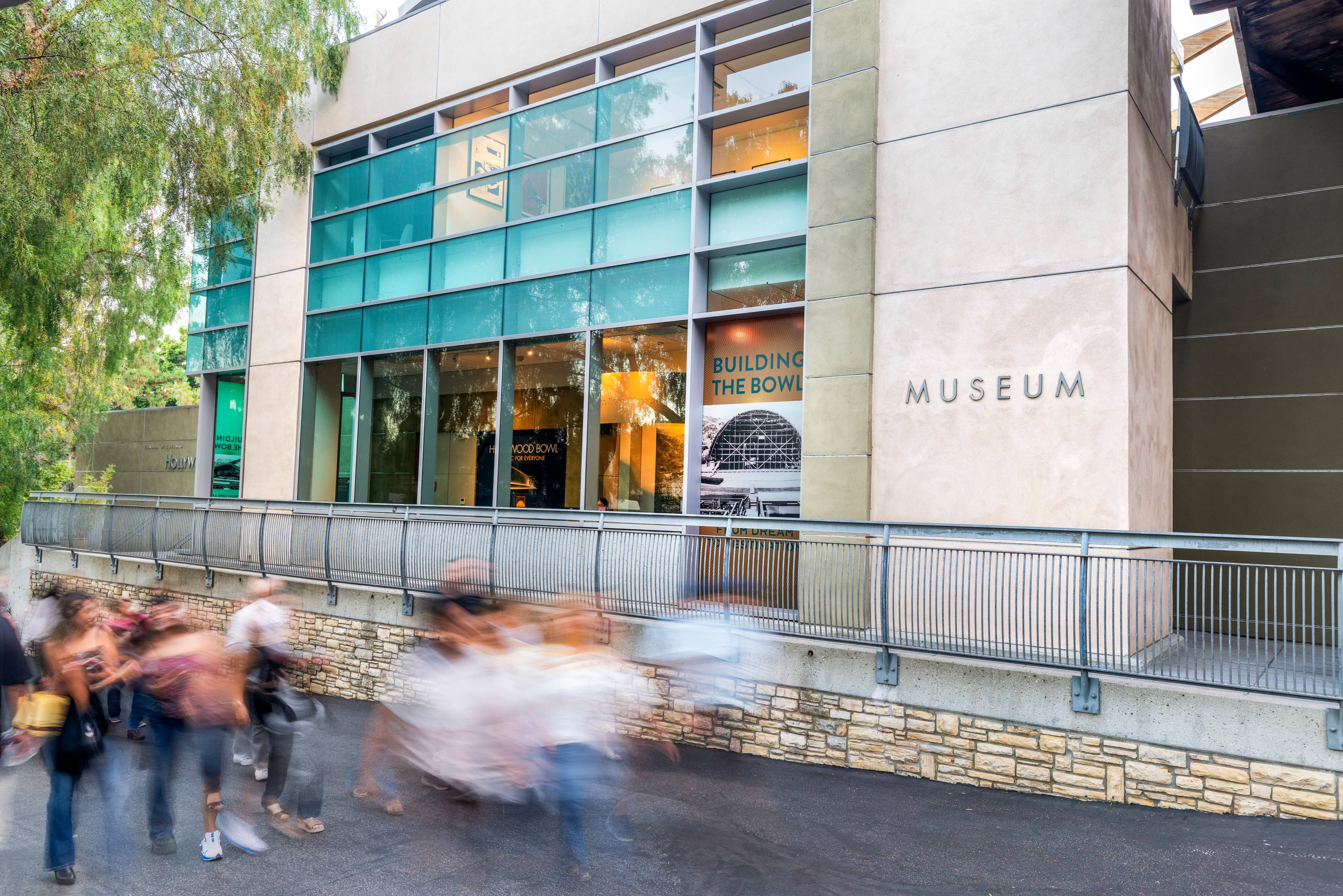 The current two-story museum building sits on the footprint of the Tea Room.