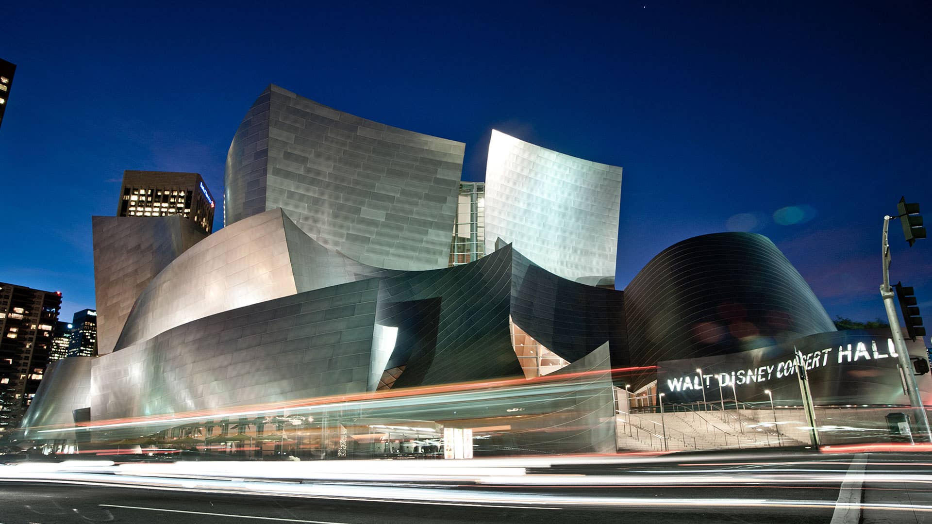 Photo of Walt Disney Concert Hall at Night