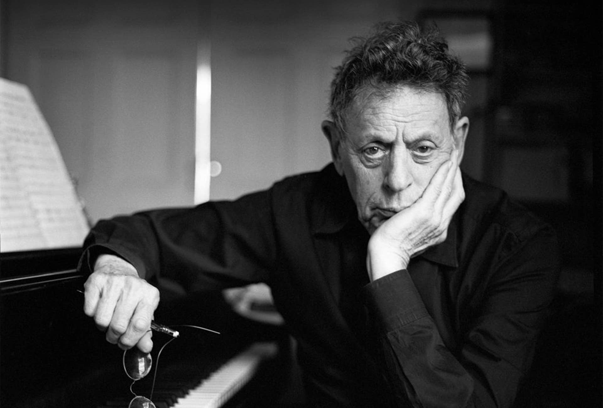 Philip Glass portrait
