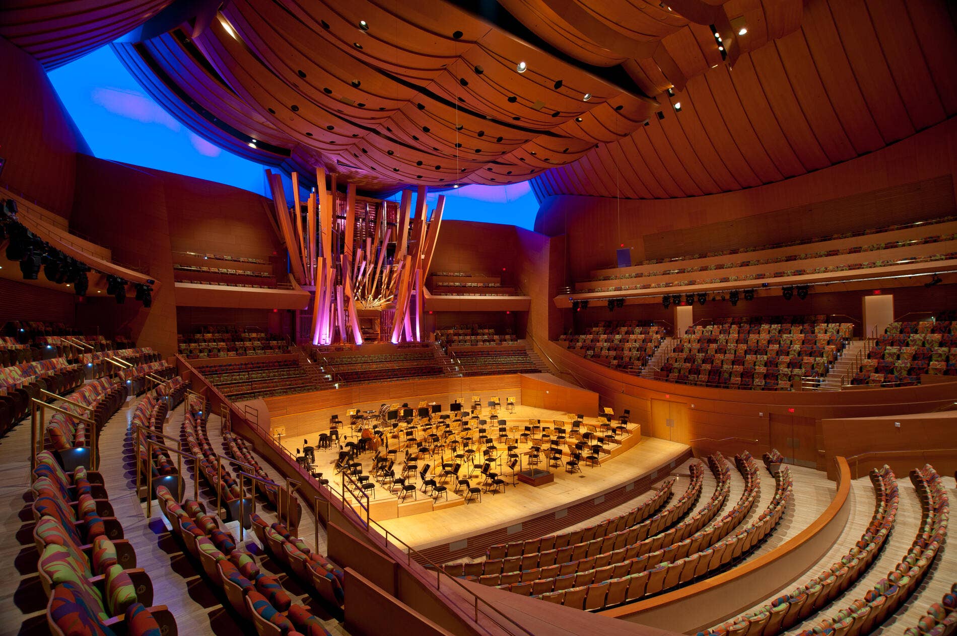 Walt Disney Concert Hall interior
