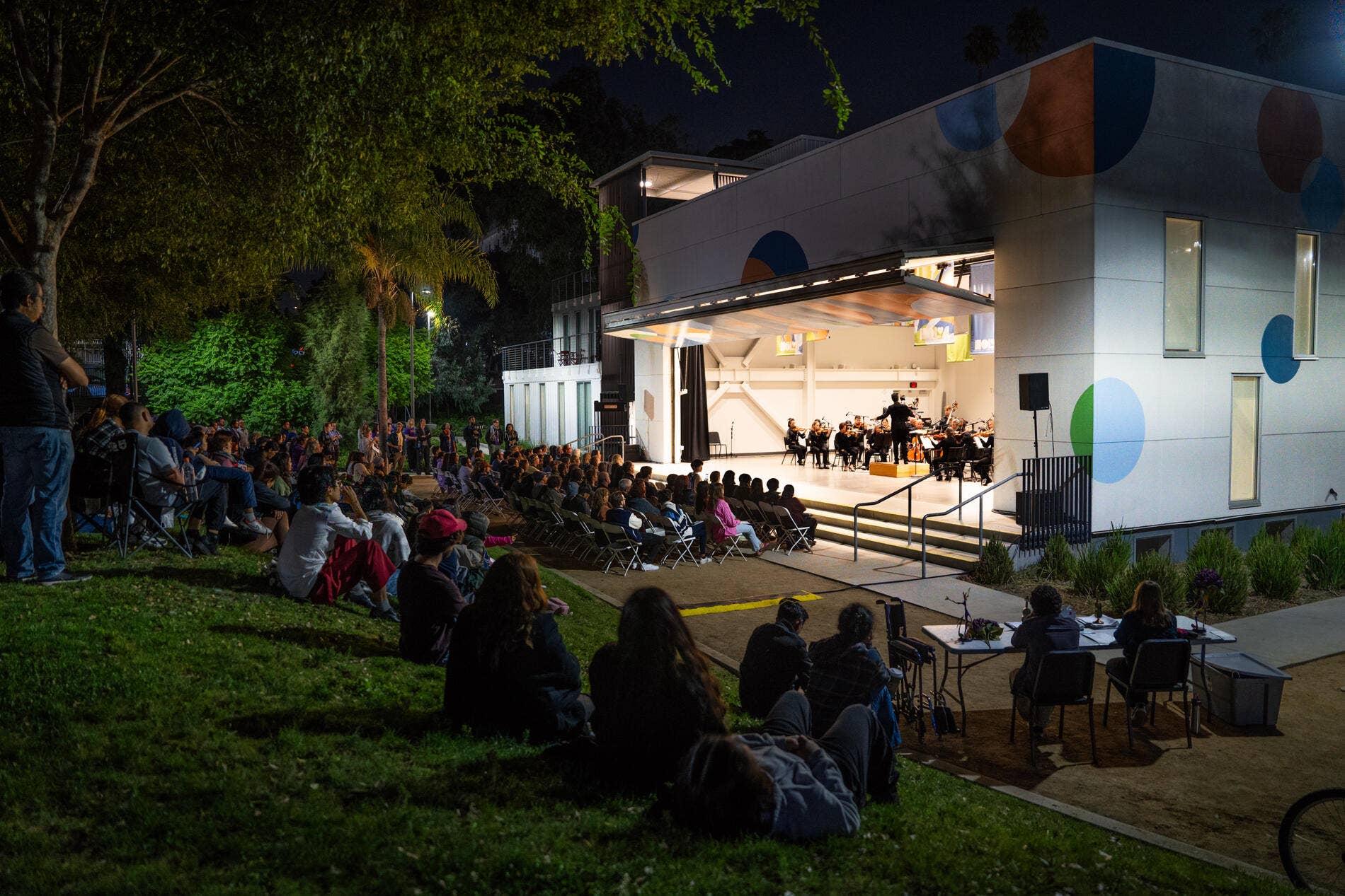 The LA Phil performs a Neighborhood Concert at Heart of Los Angeles on September 27, 2024.