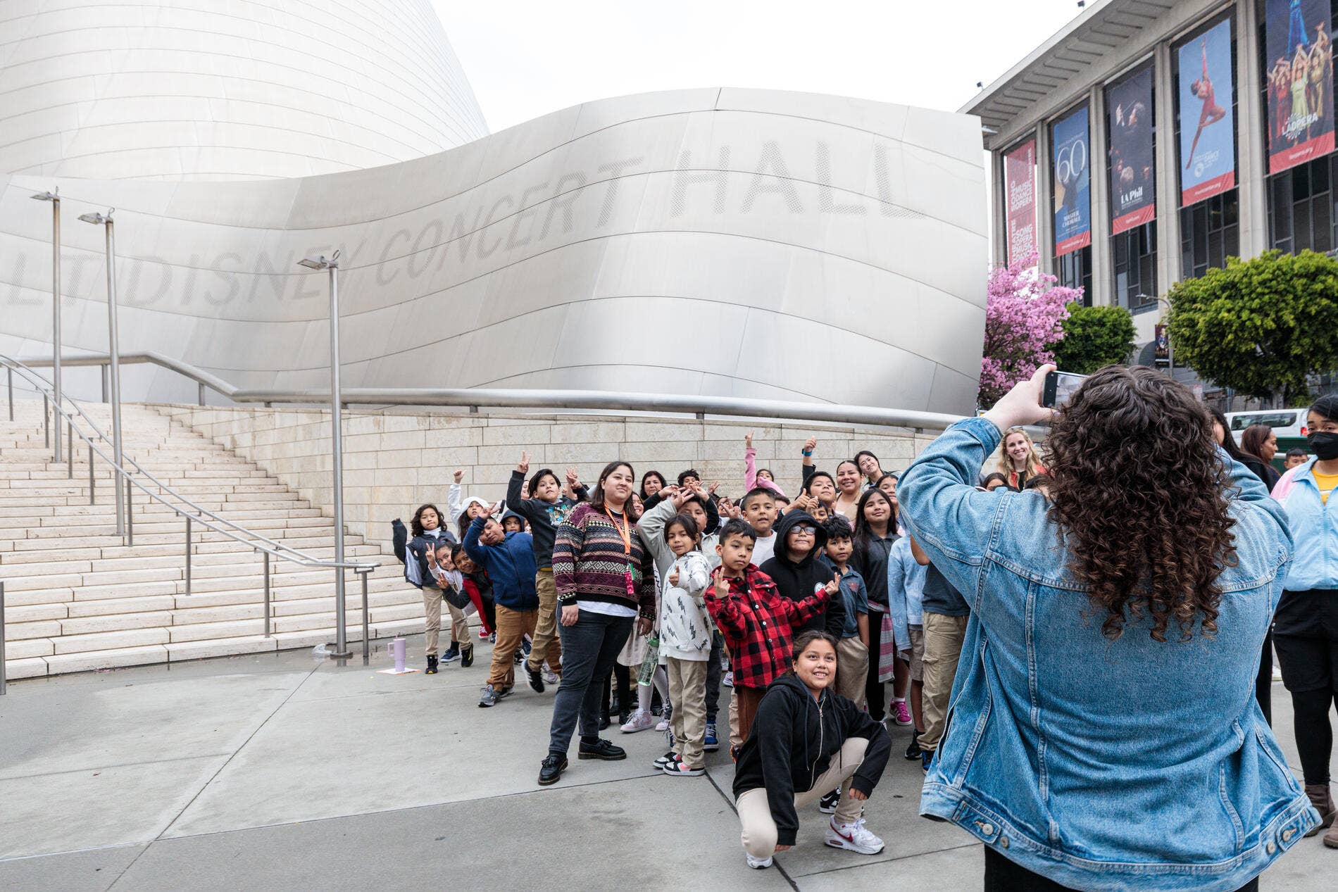 Students posing for a group photo
