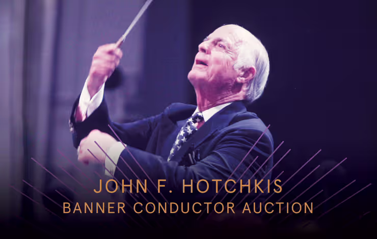 man conducting with titles: 