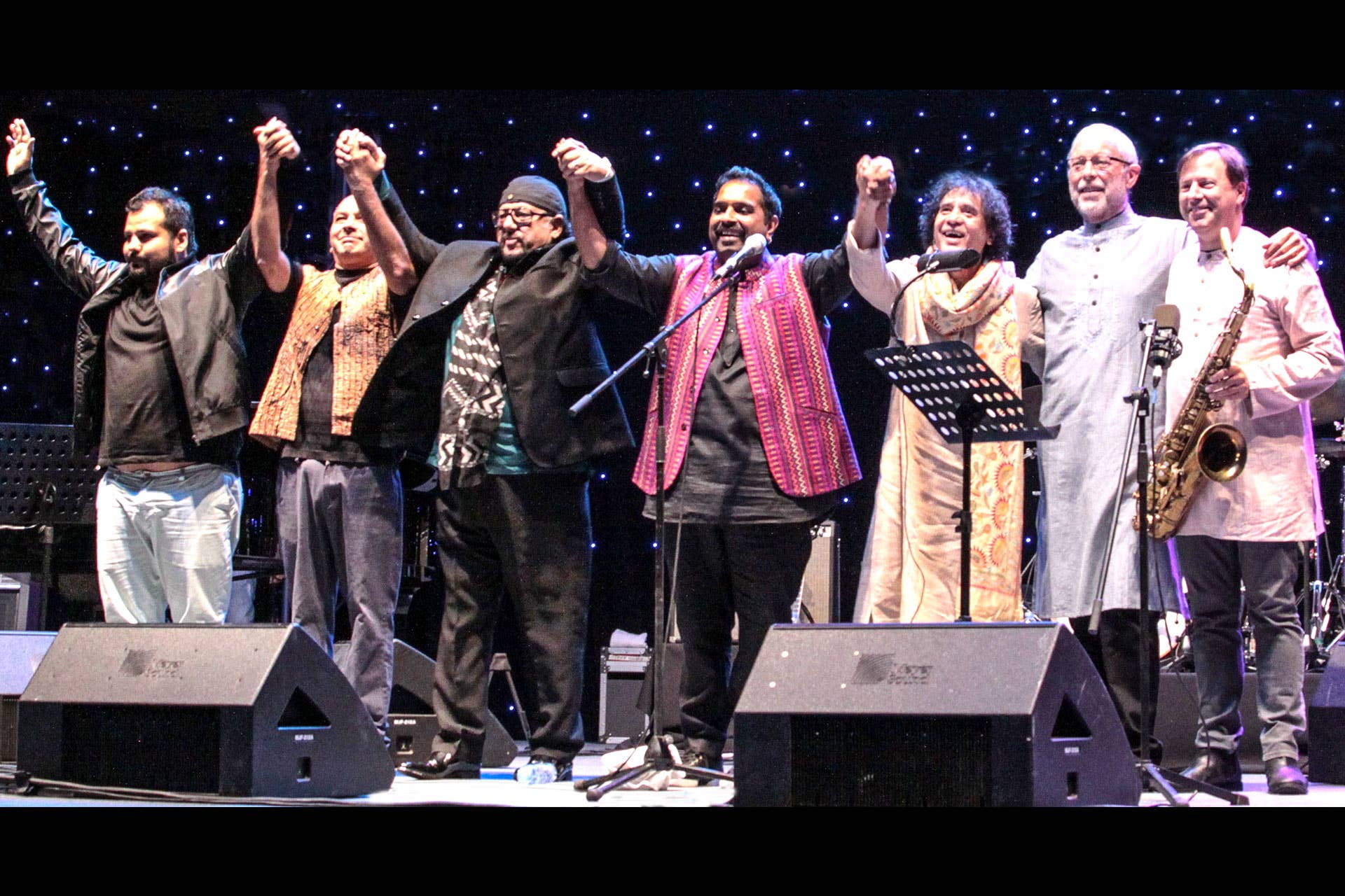 Thumbnail for Crosscurrents: Zakir Hussain, Dave Holland, Chris Potter, Shankar Mahadevan • The Vijay Iyer Sextet
