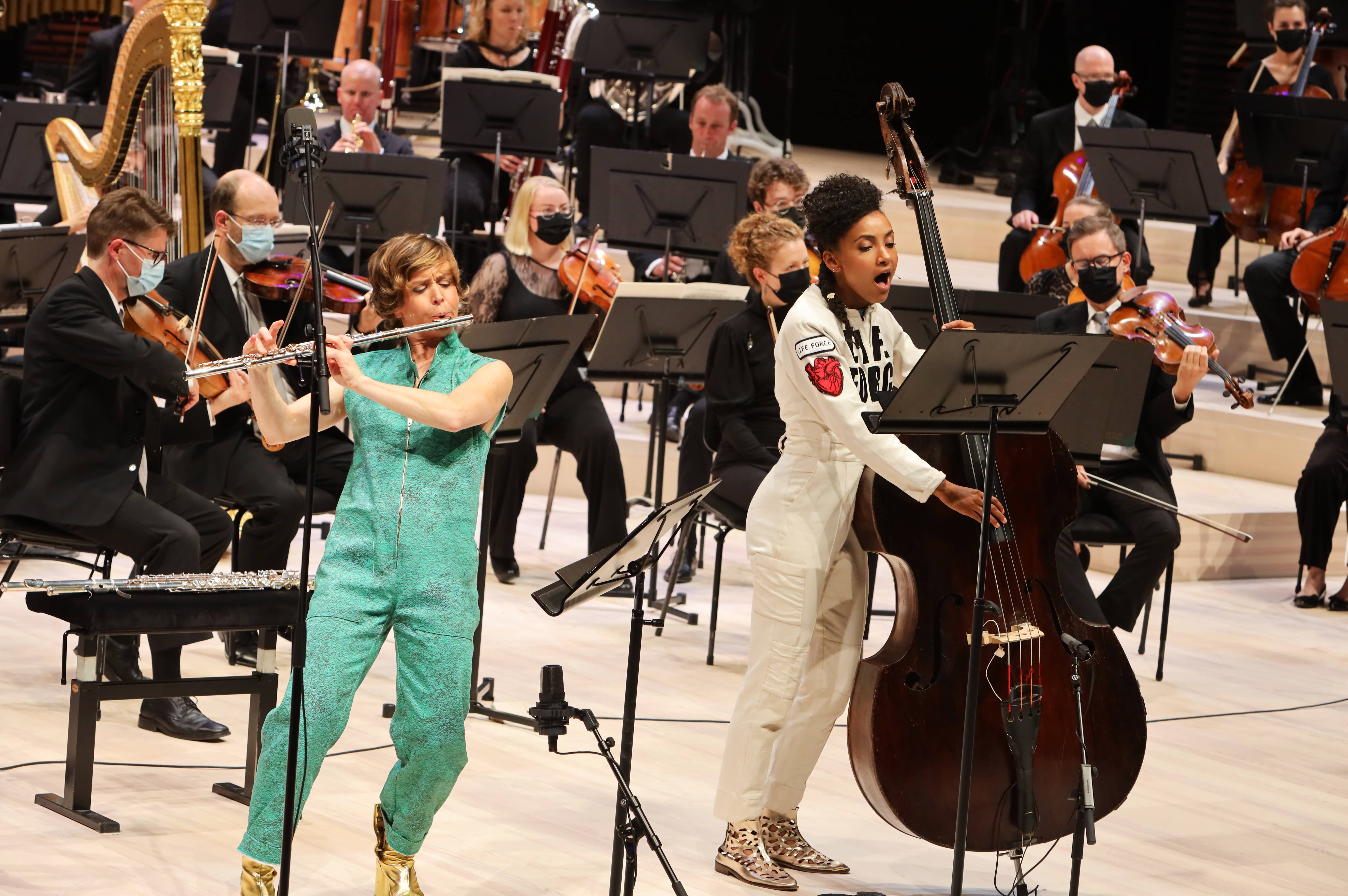 Claire Chase & esperanza spalding