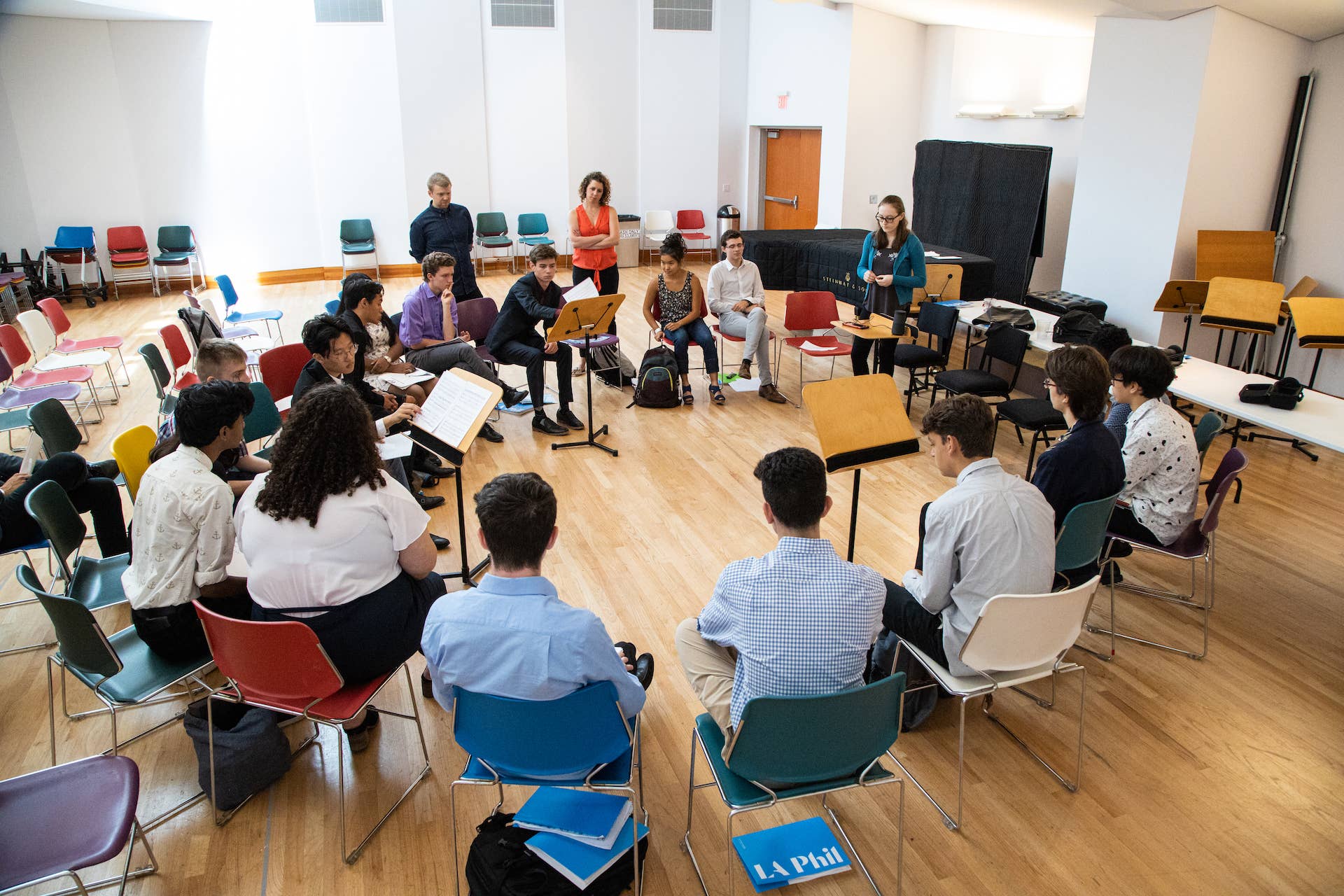 LA Phil Composer Fellowship Program students