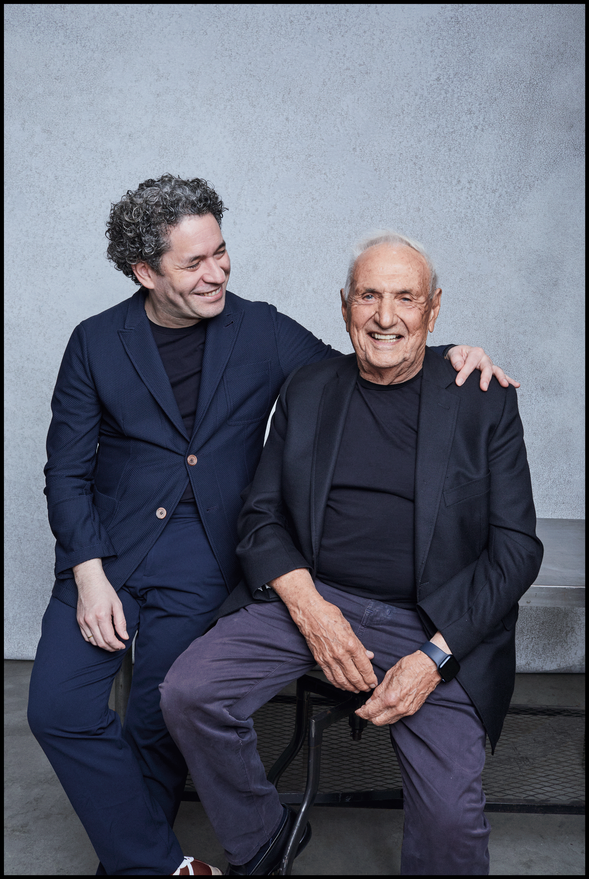 Gustavo Dudamel and Frank Gehry