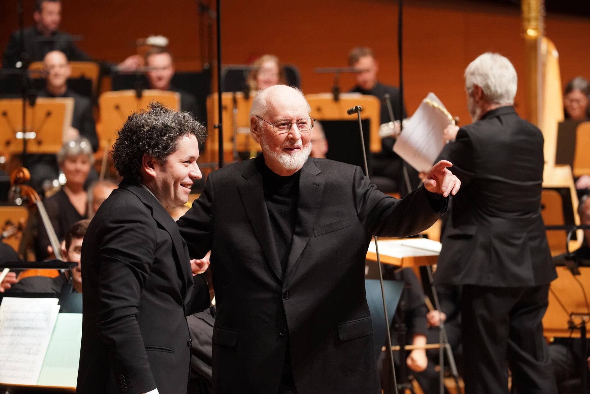 Gustavo Dudamel and John Williams