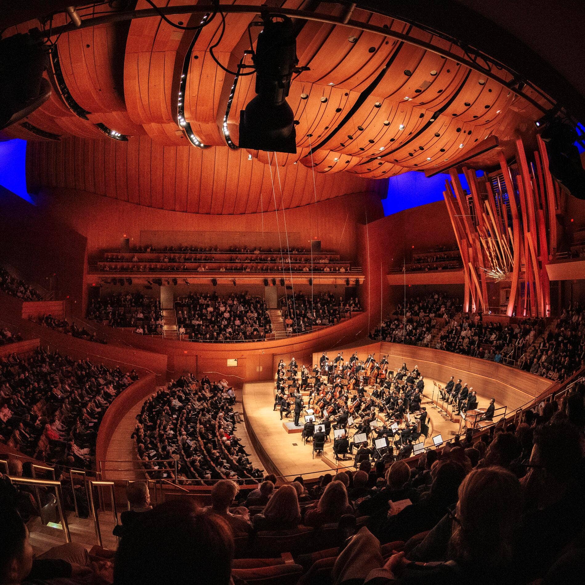 Concierto de música clásica en el Walt Disney Concert Hall