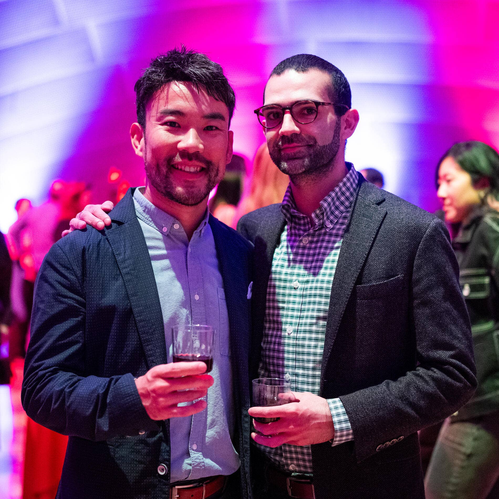 Complimentary wine reception