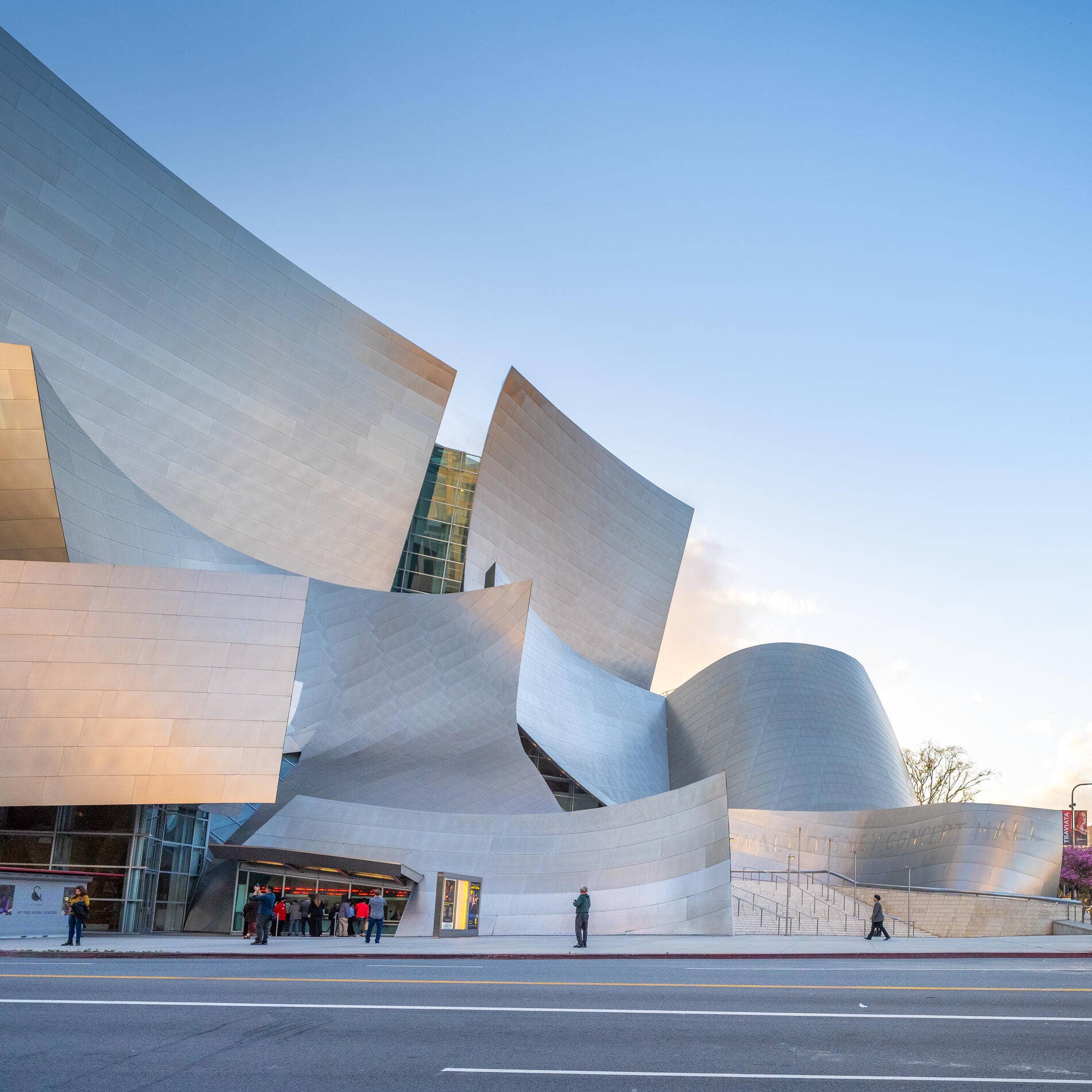 Exterior del Walt Disney Concert Hall