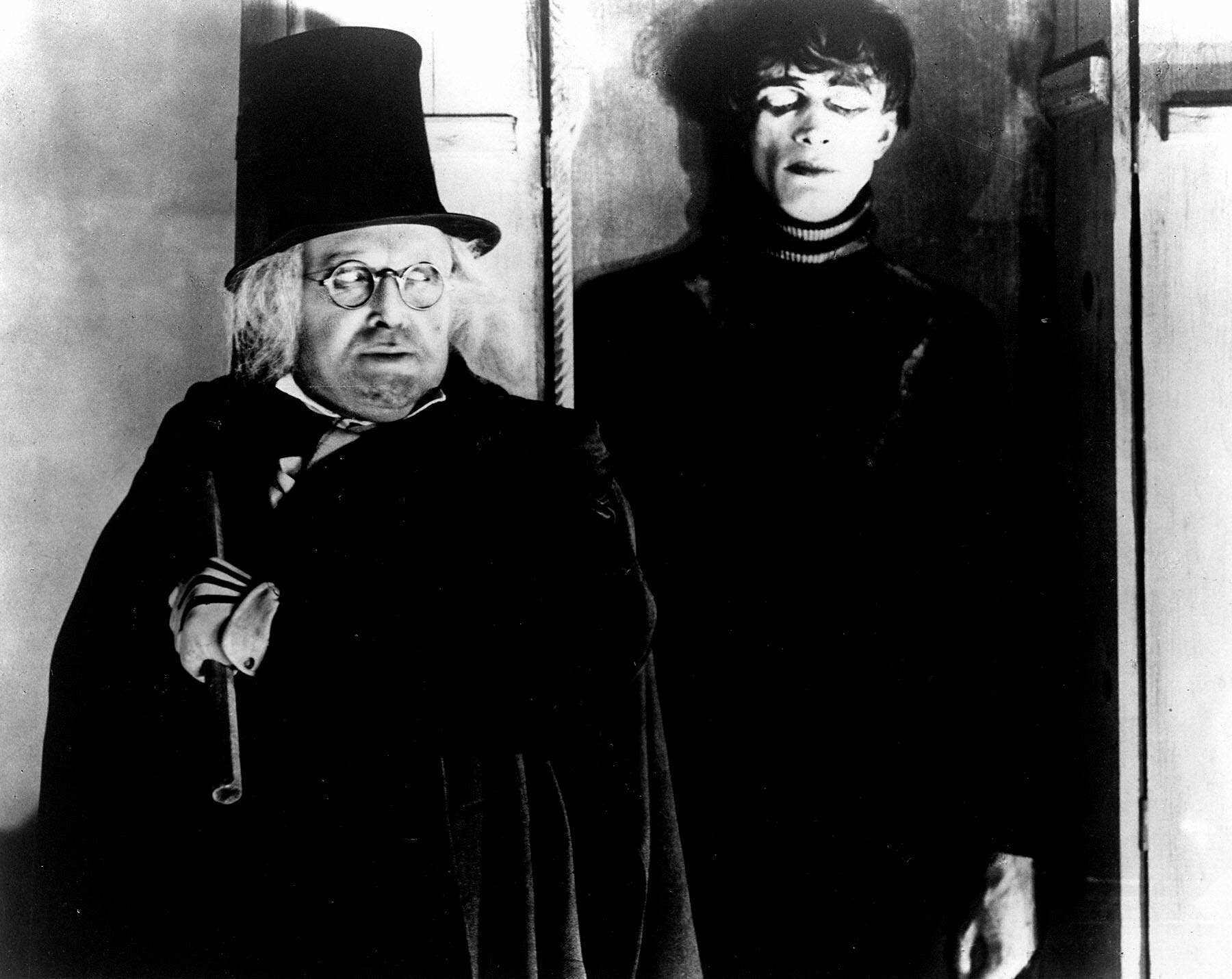 A scene from The Cabinet of Dr. Caligari