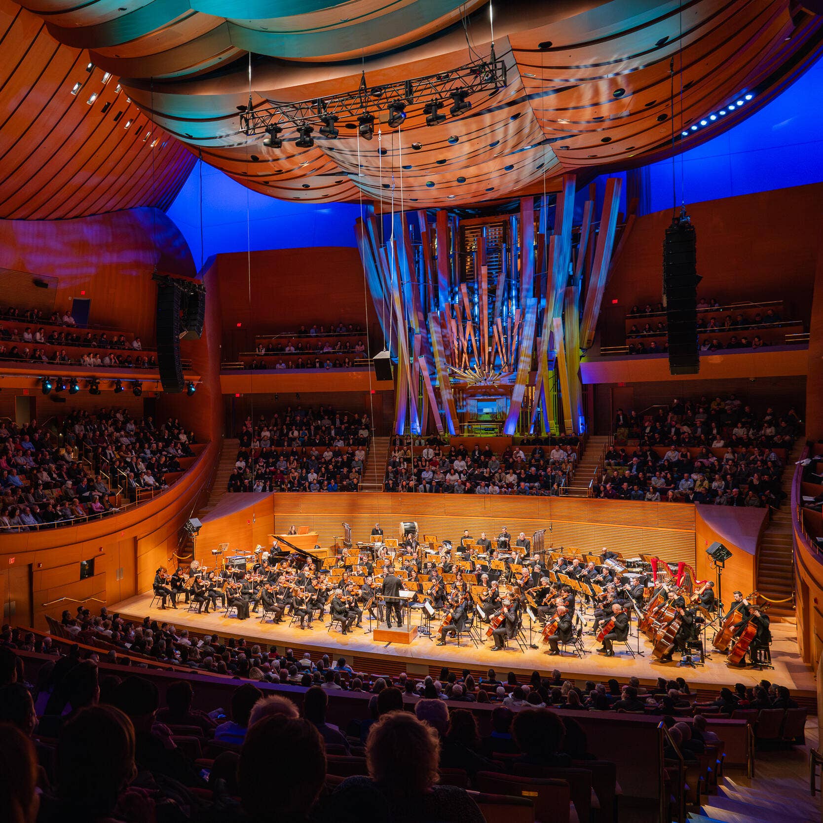 Concierto de música clásica en el Walt Disney Concert Hall