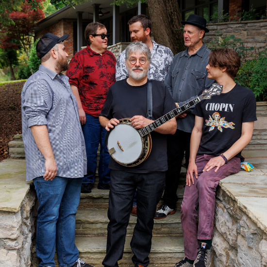 promo shot of bluegrass band