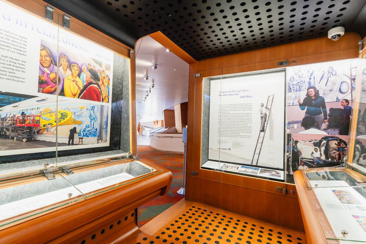 The Great Wall of Los Angeles Exhibit in the Library of Congress/Ira Gershwin Gallery.